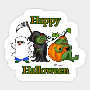 Happy Halloween Apustaja, Honkler and Groyper Sticker